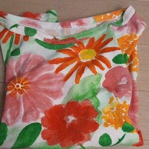 H&M Kids Floral Tee - Red, Orange, Green